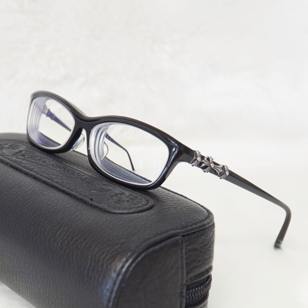 Chrome Hearts BEARDED BABY-A Eyewear Glasses UNISEX BLACK Used 