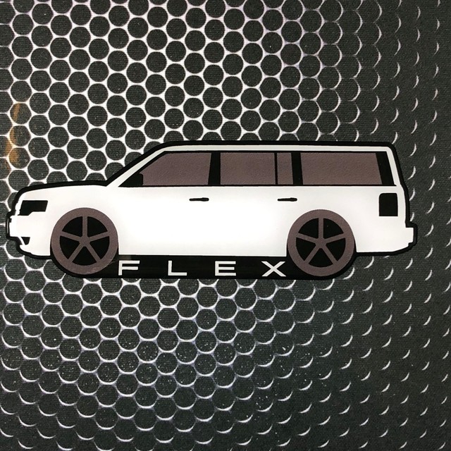 Ford Flex Sticker Proud Domed Decal Emblem Car Sticker 3D 5.13"x1.75" EcoBeast eBay
