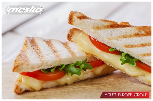Tostapane Piastra per Toast Sandwich 850W Rivestimento antiaderente Tostiera - Foto 7 di 15