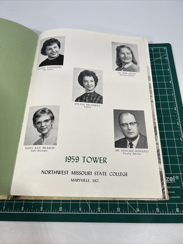 1959 Tower Yearbook Northwest Missouri State College Maryville Missouri - Picture 3 of 10
