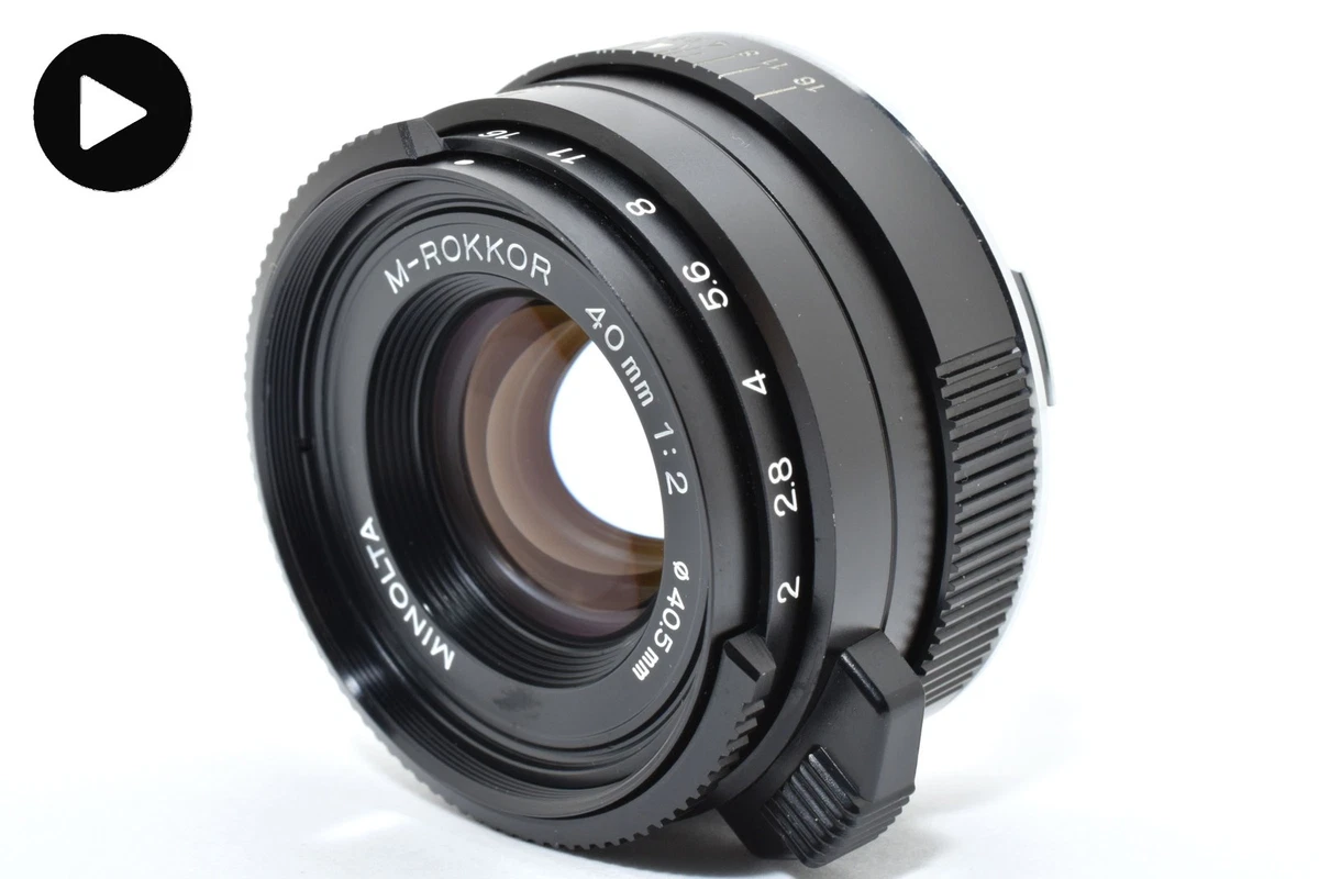 えだまめさま専用　MINOLTA M-ROKKOR 40mm F2 MINOLTA M-ROKKOR 40mm F2 ミノルタ（22048） | サンライズカメラ