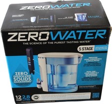 Image of Zerowater 12 Cup 2.8 Litre Ready-read Water Filter Pitcher 5 Stage Filtration