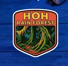 Hoh Rain Forest Olympic National Park Decal Sticker 3.1" Washington