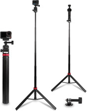 Osmo Action 6/5 Pro 81" Extendable Selfie Stick  Tripod for Gopro Camera, Vlogg