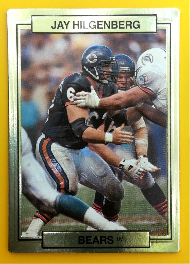 1989 Action Packed #7 Jay Hilgenberg – Bears