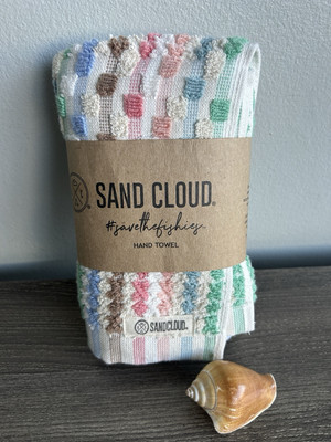 One SAND CLOUD Hand Towel 100% Turkish Organic Cotton 18  X 30 NEW!