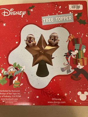 Walt Disney Tree Topper Chip N Dale Rescue Rangers New In Box