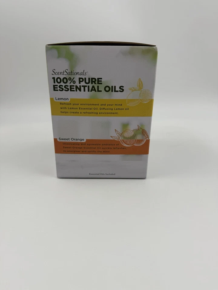 ScentSationals 100% PURE Essential Oils and Diffuser 3 Piece Set Lemon Orange - Image 4 of 4