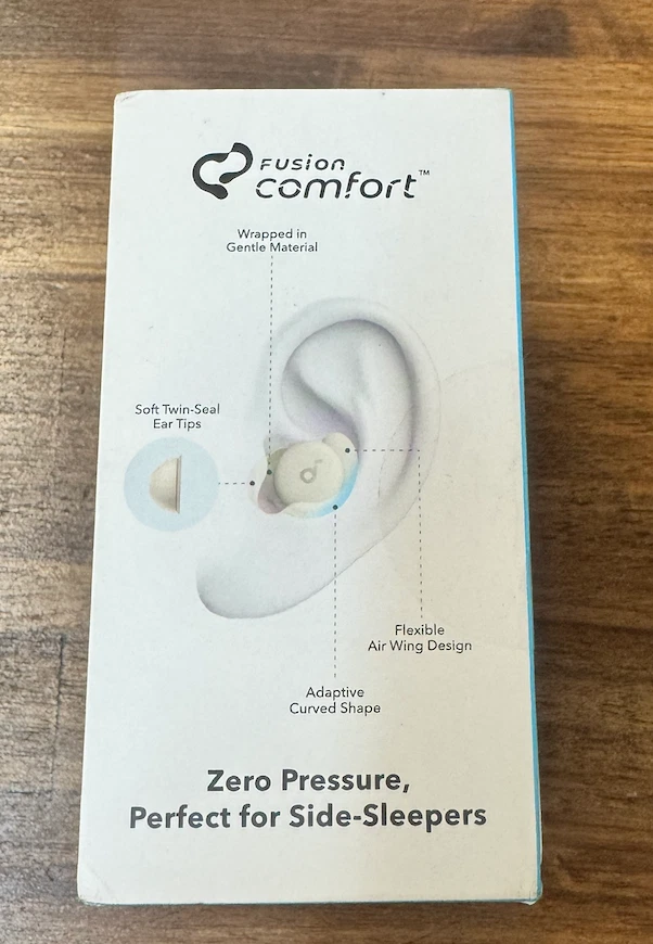 Auriculares Bluetooth Soundcore by Anker Sleep A20 con enmascaramiento de ruido - beige dormido Foto 3 de 3