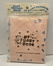 1968 Baby Book Record of First 7 Years Protect-o Product Japan Vintage Unused