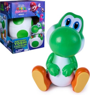 Super Mario Galaxy Movie Yoshi Figure  13 cm with Hat, Sunglasses Bag  new....