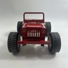 Vintage 1970s Red Tonka Jeep Dune Buggy Metal Frame