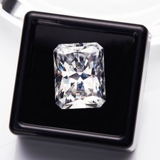 US Exquisite Radiant Cut Loose Moissanite Stone 0.2ct-10ct VVS1 GRA Certificate
