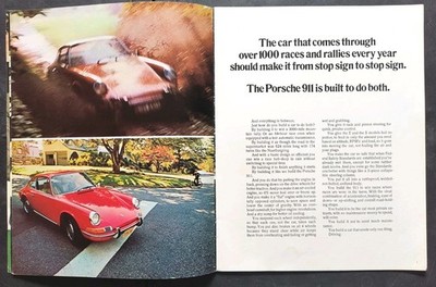 1971 Porsche 911T 911E 911S Brochure 911 T E S Rare 71 Sales