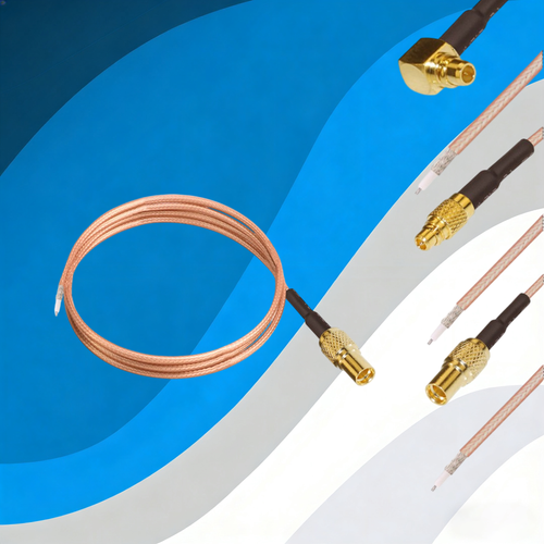 RG316 RF Jumper Cable MMCX Male-Female, PCB Solder Type Coaxial Extension Cord - 第 9/12 張圖片