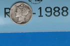 1925 10C MERCURY HEAD SILVER DIME Early US Type RAW-1988
