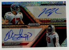 2025 Prizm Black Mojo SSP Dual Auto John Lynch - Warren Sapp 25/25 Bucs #DA-TB 