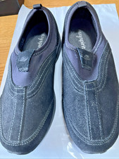 Easy Spirit Walk T Mule Black Mesh Suede Comfort Women's Shoes Size 6M