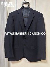  Good Condition Kanonico Fabric Super120  s Men  s Suit Navy 96AB5