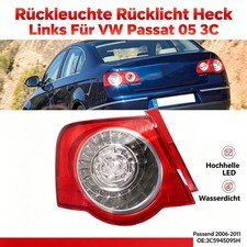 Außen für VW Passat 05 3C 06-11 3C5945095H Heck Links Rückleuchte Rücklicht
