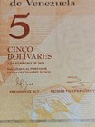 (3)  Foreign Banknote Venezuela 5 Bolivares 2011 South America    Lot #598 — photo 7