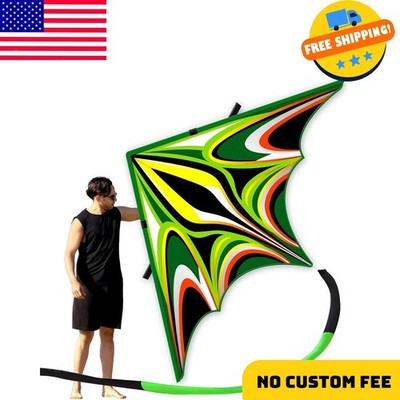 Green Huge Delta Kite for Adults,The Ultimate Large, Easy to Fly Kite