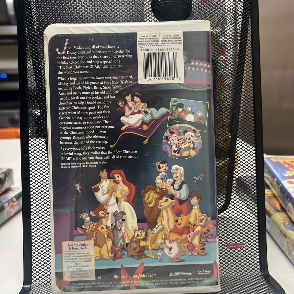 Mickeys Magical Christmas VHS PAL Video Tape Disney House Of Mouse Cert U 2001 - Image 2 of 3