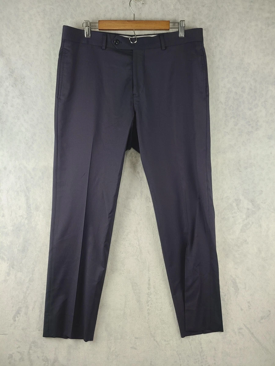 classic fit wool 1818 dress pants Brooks Brothers Men's Traditional Fit Wool 1818 Dress Pants | Black