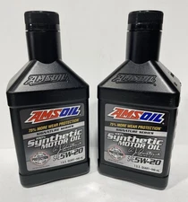 💯 AMSOIL Signature Series 5W-20 Motor Oil 100% Synthetic 2 Quarts