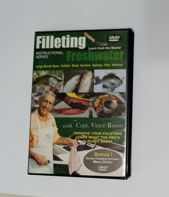 FILLETING FRESHWATER WITH CAPT. VINCE RUSSO (DVD) - BASS - CATFISH - PIKE - FISH