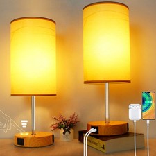 15.75h 3 Way Dimmable Bedside Table Lamps Set Of 2 Touch Control Bedroom Nights