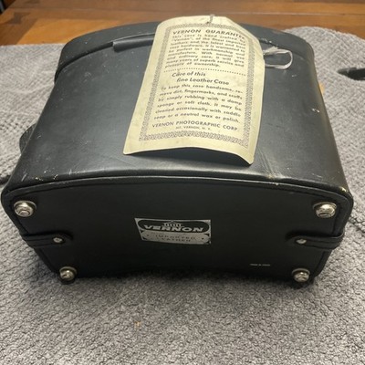 Vintage Leather Hand Crafted In Japan Camera Case Rough Condition