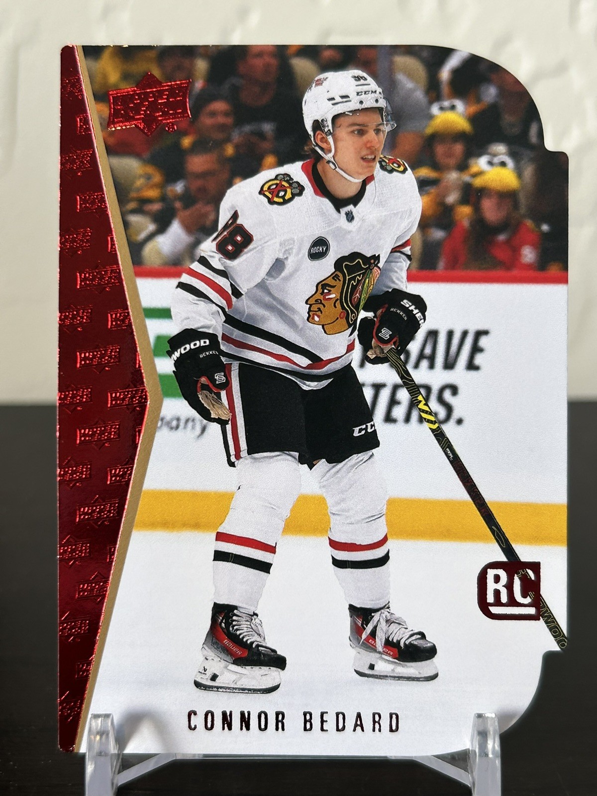 2023-24 Upper Deck Connor Bedard 94-95 Red Rookie Die Cut RC Blackhawks #RDT-19