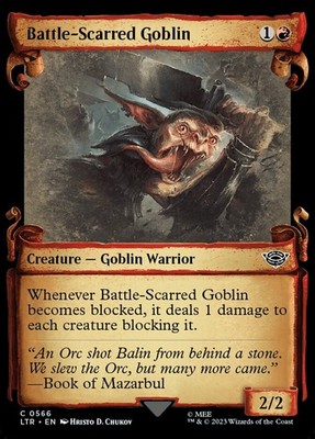 Battle-Scarred Goblin (566/943) The Lord of the Rings Tales of Middle-earth NM