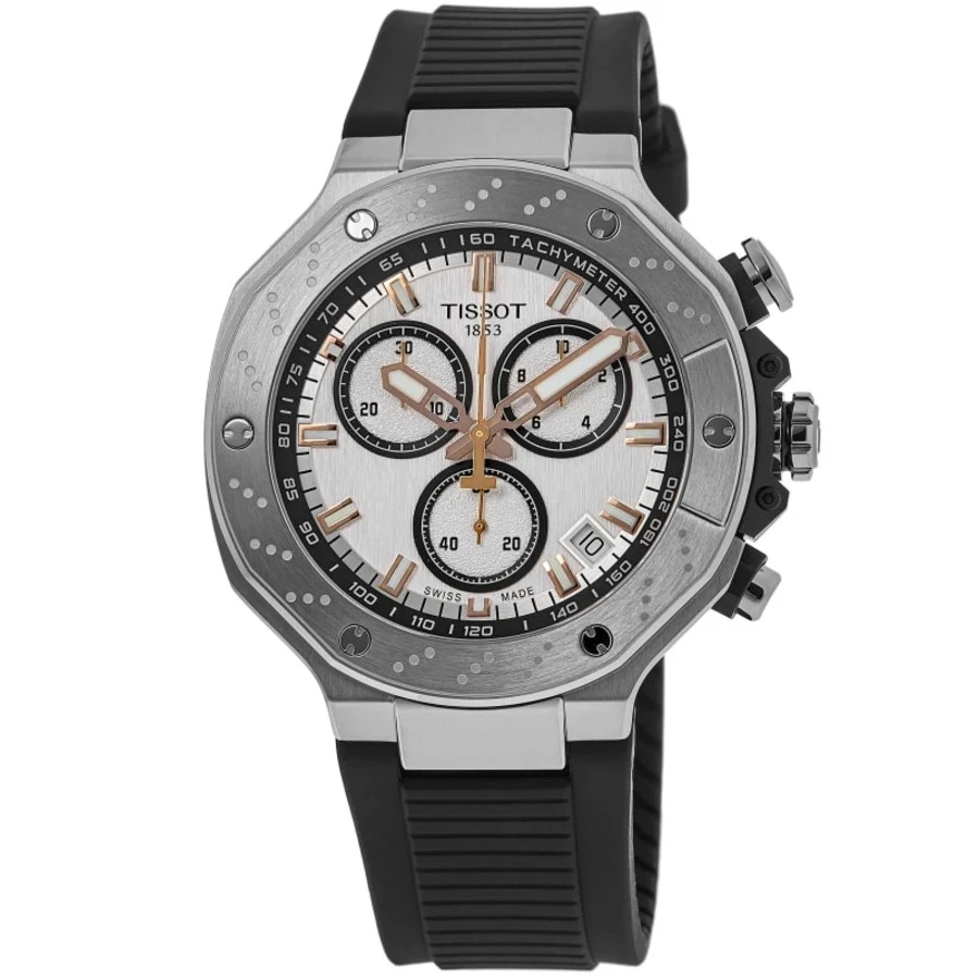 New Tissot T-Race Chronograph White Dial Men's Watch T141.417.17.011.00
