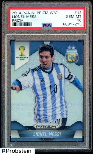 World Cup Lionel Messi 2014 Panini Prizm World Cup Lionel Messi #12 Silver Prizm