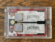 Adam Dunn Wily Mo Pena 2005 #'d 6/15 Trading Card MLB Cincinnati Reds ULTRA RARE