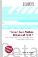 Lambert M. Surhone (U. A.) | Torsion-Free Abelian Groups Of Rank 1 | Taschenbuch