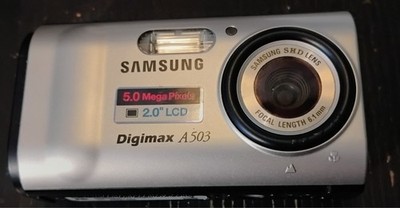 Samsung Digimax A503 5.0MP Digital Camera - Silver