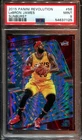 2015-16 Revolution Sunburst #56 LeBron James card /75 PSA 9