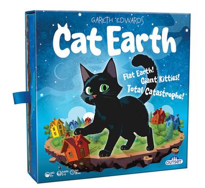Cat Earth Familie Brettspiel - für Katzenliebhaber Geschenk 8+