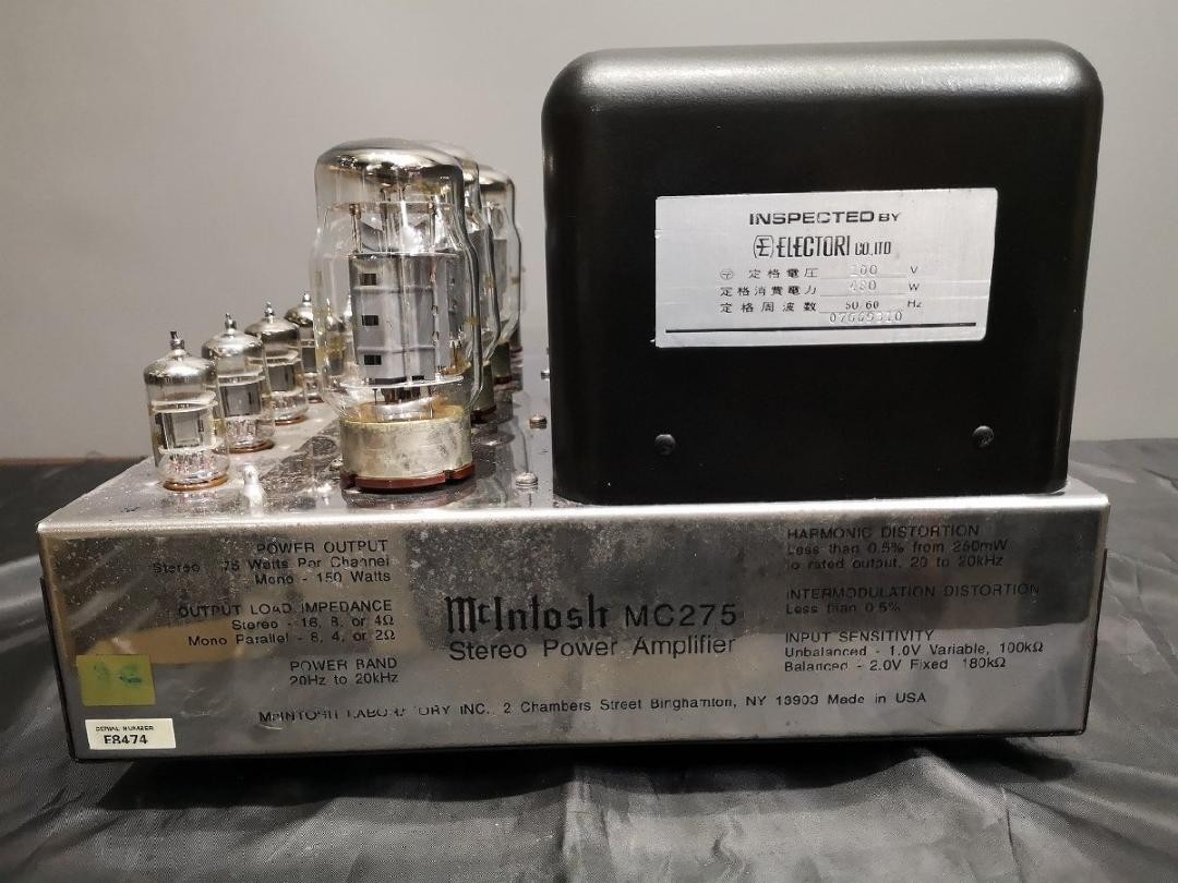 ◆McIntosh MC275 Gordon J. Gow m0a9847 Vintage McIntosh MC275 Gordon J. Gow m0a9847 | eBay
