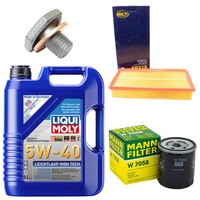 MotoröL Filter Set 5W-40 5 Liter + ÖLablassschraube FüR Citroen Jumpy Peugeot