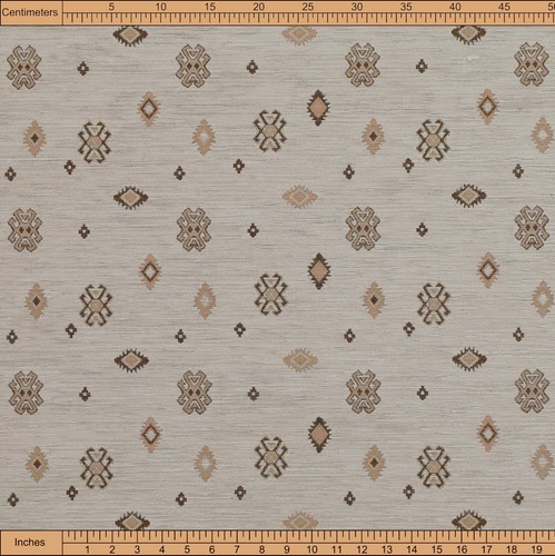upholstery fabric kilim tribal southwestern turkish moroccan by the yard meter - Picture 2 of 4