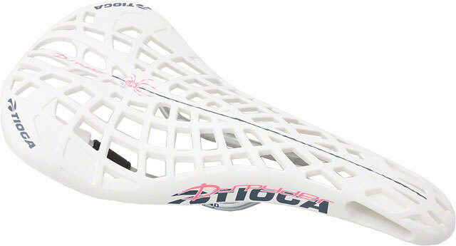 パーツ Tioga D-Spyder WhiteColor Tioga D-Spyder BMX Saddle Hollow Chromoly Rails White | eBay