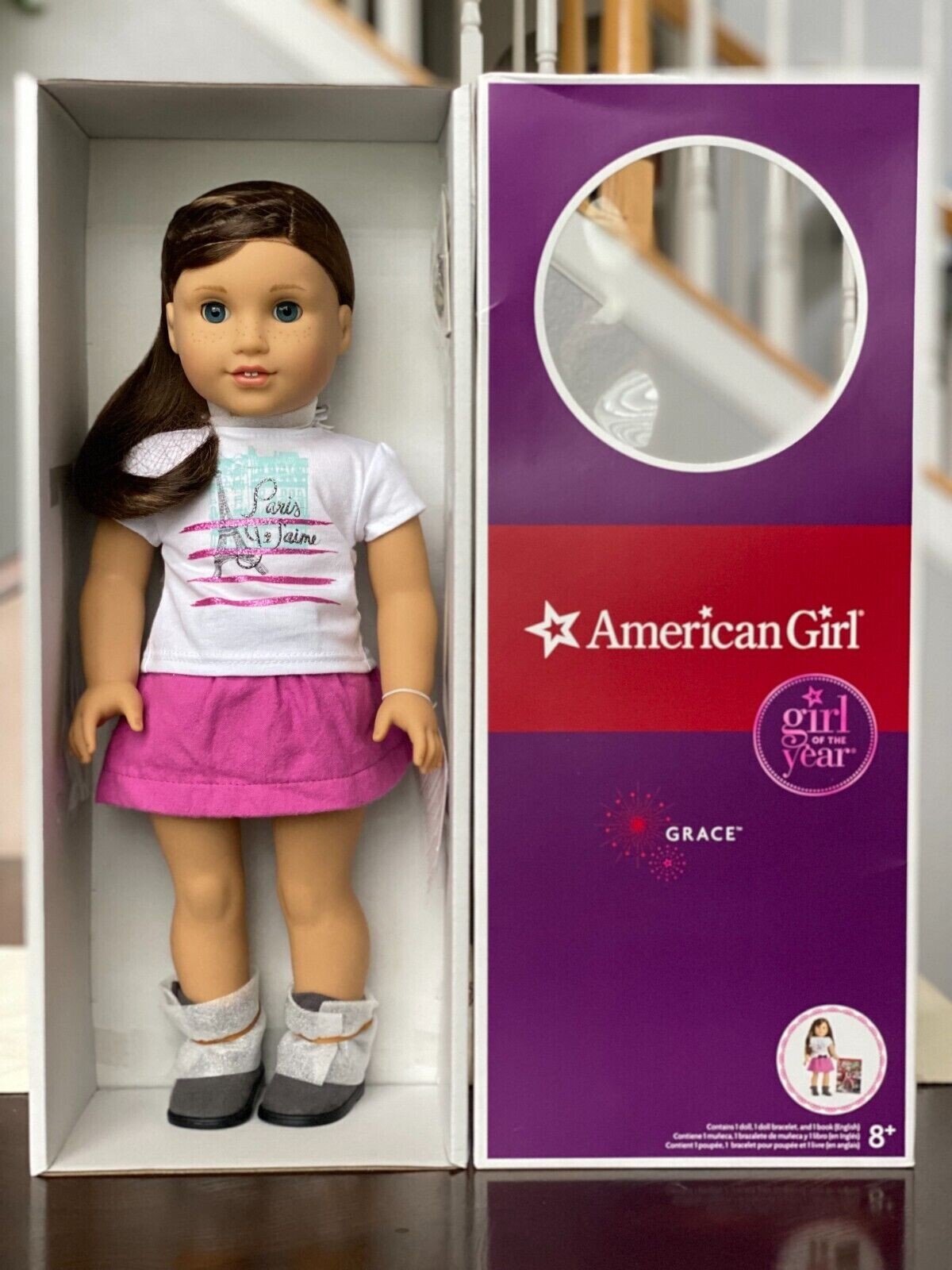 American Girl GRACE DOLL New in Box with Outfit & Book SAME DAY SHIP