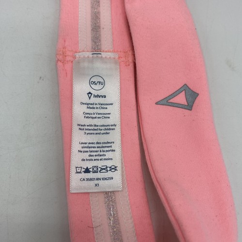 Ivivva By Lululemon Headband Pink Silicon Grip Athletic Athleisure Gym - Picture 2 of 6