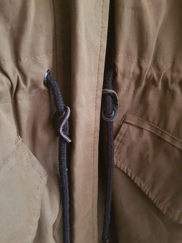 Giubbotto parka con cappuccio, in poliestere e cotone, verde cachi - Alcott - XL - Foto 6 di 10