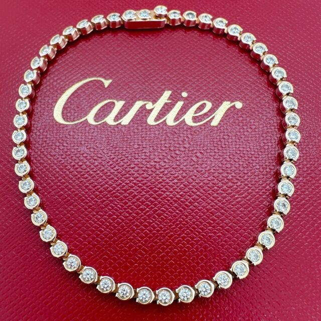 CARTIER C De Cartier Diamond Tennis Bracelet 18kt Rose Gold 1.56 tcw CARTIER C De Cartier Diamond Tennis Bracelet 18kt Rose Gold 1.56 tcw