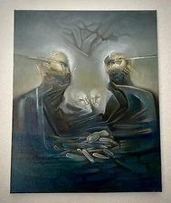 Expresionista Surrealist By ManuelAzzcuy (No Frame)16x20inches T:Good greeting!